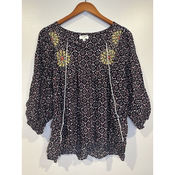 Umgee Women's Boho Top Size Medium Flowy Embroidery Bohemian Trendy - Picture 1 of 8